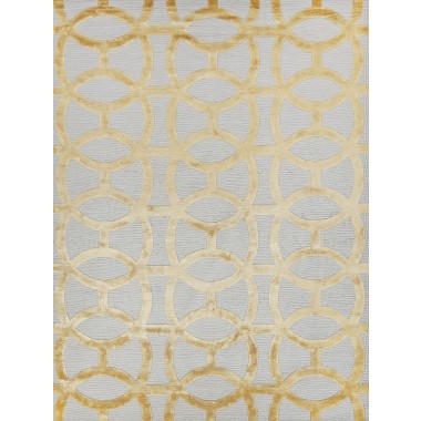 Exquisite Rugs Metro Velvet Handmade Hand-Knotted New Zealand Wool and Viscose Area Rug