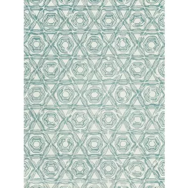 Exquisite Rugs Caprice Handmade Hand-Tufted New Zealand Wool Dark Blue/Ivory Area Rug 2708-2