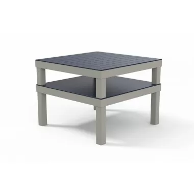 Telescope Casual Leeward Marine Grade Polymer 28.5" x 28.5" Marine Grade Polymer Top Corner Table