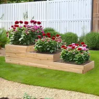 3-Step Tiered Garden Box - Lifestyle