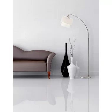 Adesso Gala Arc Lamp Steel