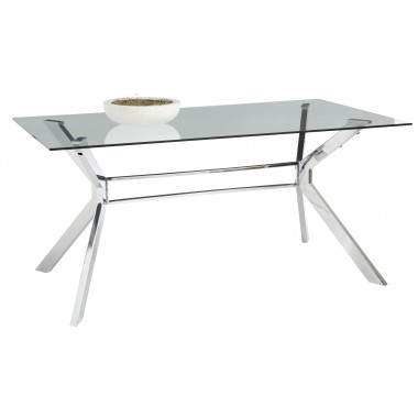 Sunpan Tista Dining Table - 63" - With Something on Top