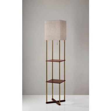 Adesso Harrison Shelf Floor Lamp