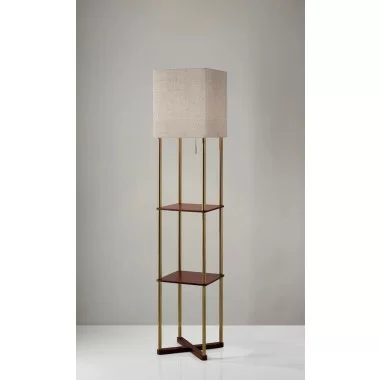 Adesso Harrison Shelf Floor Lamp