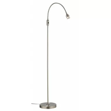 Adesso Prospect LED Floor Lamp Brushed Steel