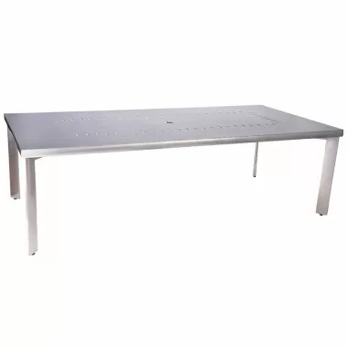 Woodard Metropolis Rectangular Dining Umbrella Table