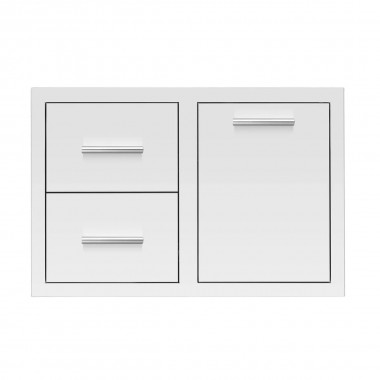 Summerset Grills 33 2-Drawer & Vented LP Tank Pullout Drawer Combo