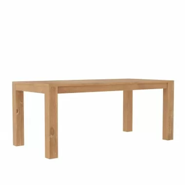 Alpine Furniture Aiden Fixed Top Dining Table - Angled View
