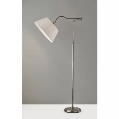 Adesso Rodeo Floor Lamp Pewter