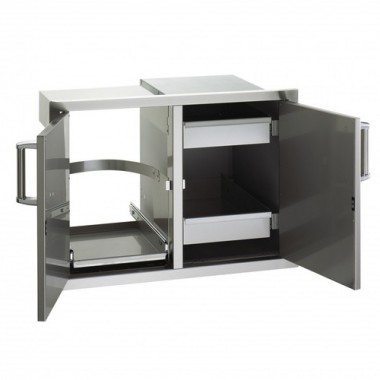 Fire Magic Select Double Door w/ Trash Tray & Dual Drawers