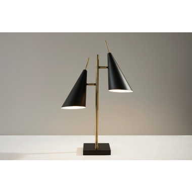 Adesso Owen Table Lamp Antique Brass 3