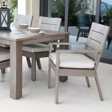 Sunset West Laguna 90"-120" Extension Dining Table - Lifestyle