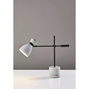 Adesso Sadie Desk Lamp Black & White