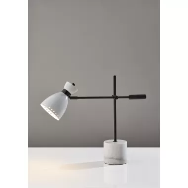Adesso Sadie Desk Lamp Black & White