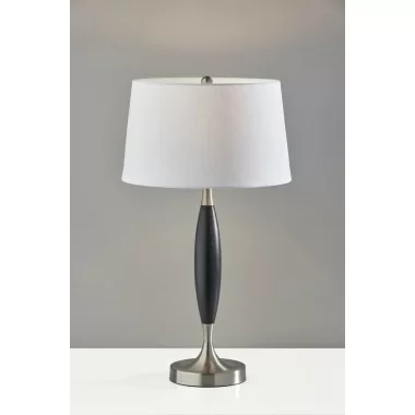 Adesso Pinn Table Lamp Brushed Steel 