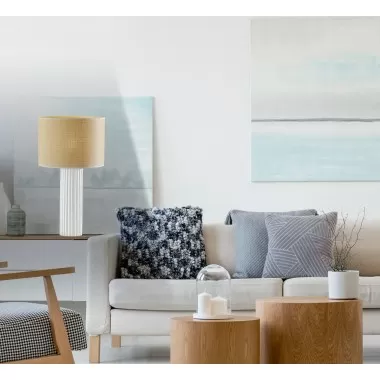 Adesso Primrose Large Table Lamp White