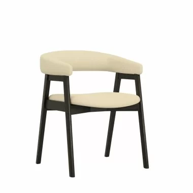 Alpine Furniture Cove Chairs in Vintage Black - Angled