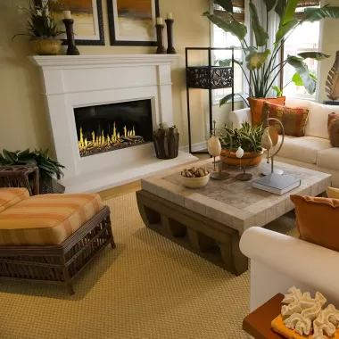 Modern Flames Modern Flames Orion Multi 52" / 60" / 76'' / 100'' / 120'' Multi-Sided HELIOVISION Virtual Electric Fireplace - OR52 / 60 / 76 / 100 / 120 -MULTI - Lifestyle