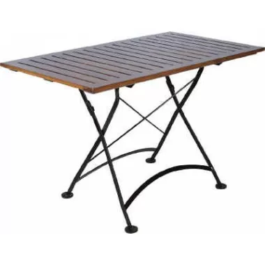 French Cafe Bistro 32" x 48" Rectangular Folding Table