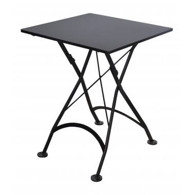 French Café Bistro Folding Table - Back