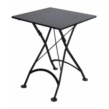 French Café Bistro Folding Table - Back