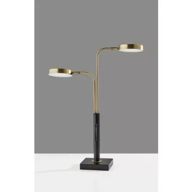 Adesso Rowan LED Desk Lamp With Smart Switch
