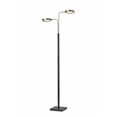 Adesso Rowan LED Floor Lamp with Smart Switch