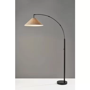 Adesso Braxton Arc Lamp Dark Bronze
