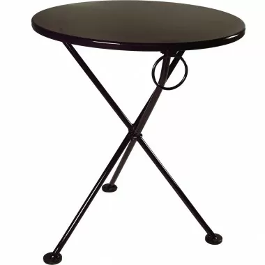 Furniture Designhouse French Cafe Round Bistro 3-leg Round Folding Bistro Table