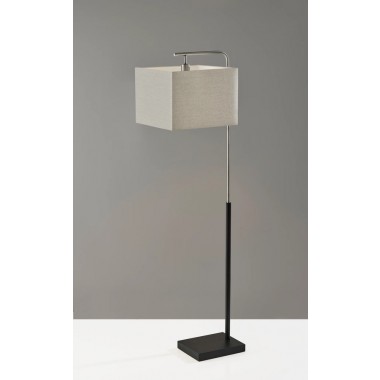 Adesso Flora Floor Lamp Steel