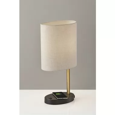 Adesso Curtis AdessoCharge Wireless Charging Table Lamp