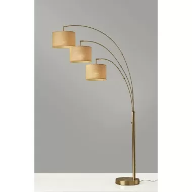 Adesso Bowery 3-Arm Arc Lamp