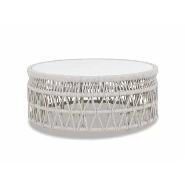 Dana Coffee Table with Honed Carrara Marble Top