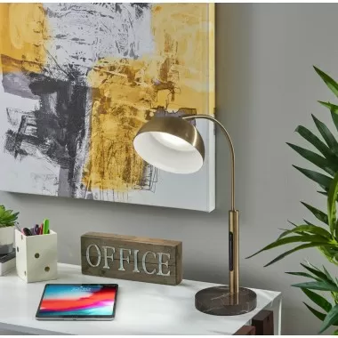 Adesso Bolton LED Desk Lamp With Smart Switch