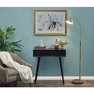 Adesso Bolton LED Floor Lamp With Smart Switch