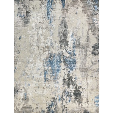 Exquisite Rugs Cosmo Handmade Hand-Knotted New Zealand Wool and Bamboo Silk Area Rug 004