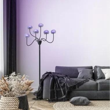 Adesso Pom Pom RGB LED Floor Lamp