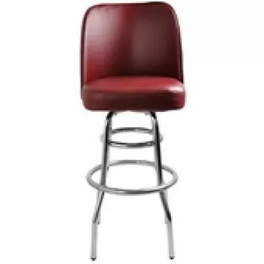 H&D Seating Heavy Duty 1.2'' Diameter Chrome Plated Base w/ Double Ring (Swivel)  