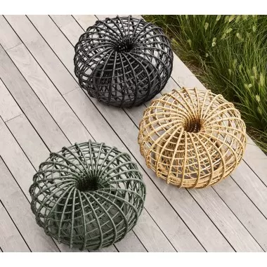 Cane-Line Nest Footstool OUTDOOR, Small, Dia. 26.37 Inch multi colour