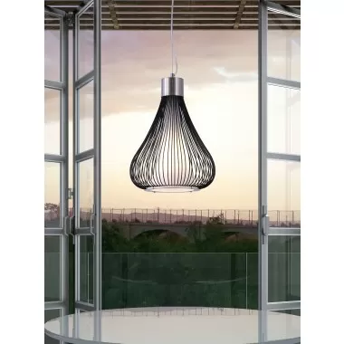 Zuo Modern Interstellar Ceiling Lamp Black - Lifestyle