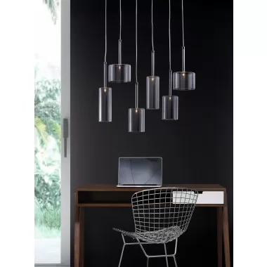 Zuo Modern Hale Ceiling Lamp Clear - Liferstyle