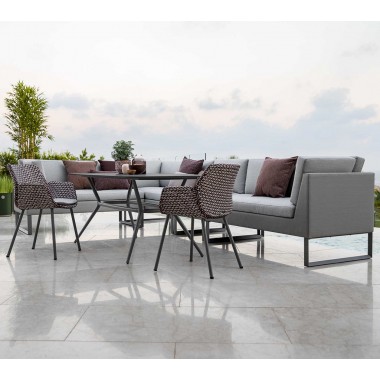 Cane-Line Flex 2-Seater Sofa, Set