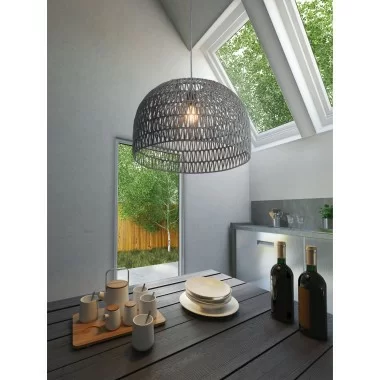 Zuo Modern Paradise Ceiling Lamp Gray - Lifestyle