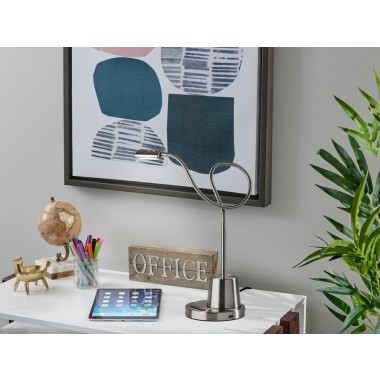 Adesso Eternity LED Desk Lamp With Smart Switch