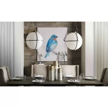 Mercana Maxton II 79x39 Rectangular Brown Solid Wood Top Dark Gunmetal Base Dining Table