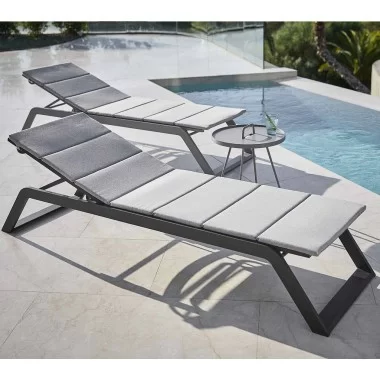 Cane-Line Siesta Sunbed side view