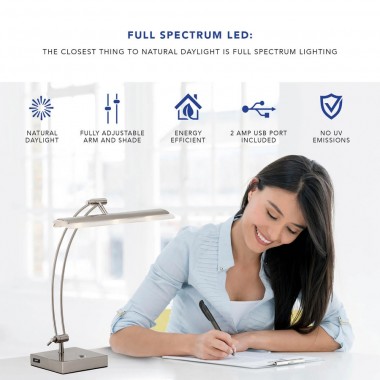 Adesso Esquire LED Desk Lamp