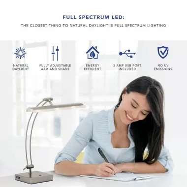 Adesso Esquire LED Desk Lamp