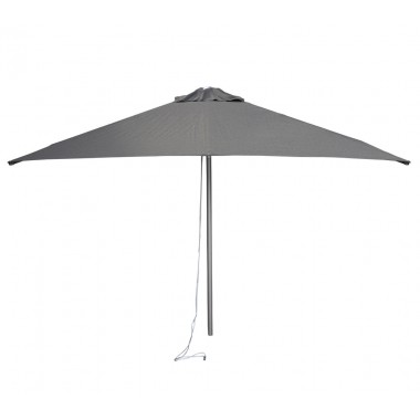 Cane-Line Harbour Parasol, W/Pulley 3x3 M, Aluminium w/Antracite fabric
