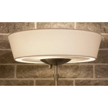 Adesso Harper 300W Torchiere White